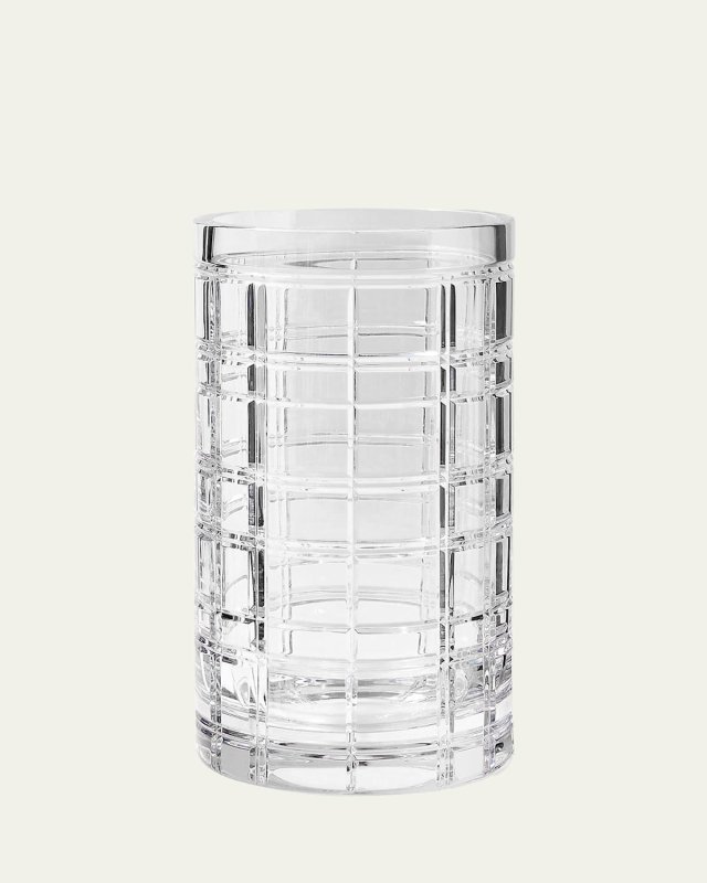 Hudson Plaid Large Vase